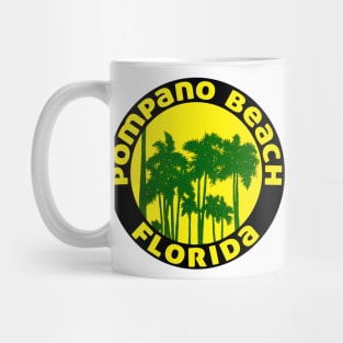 Pompano Beach Florida Keys Beach Ocean Travel Mug